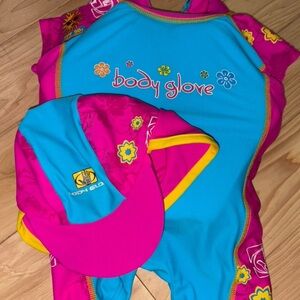Body Glove Kids Bodysuit - Blue and Pink
